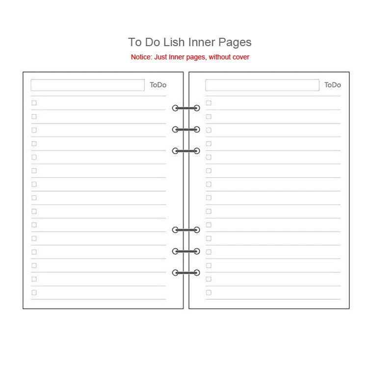 Coliky Loose Leaf Notebook Refill Pages