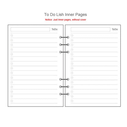 Coliky Loose Leaf Notebook Refill Pages