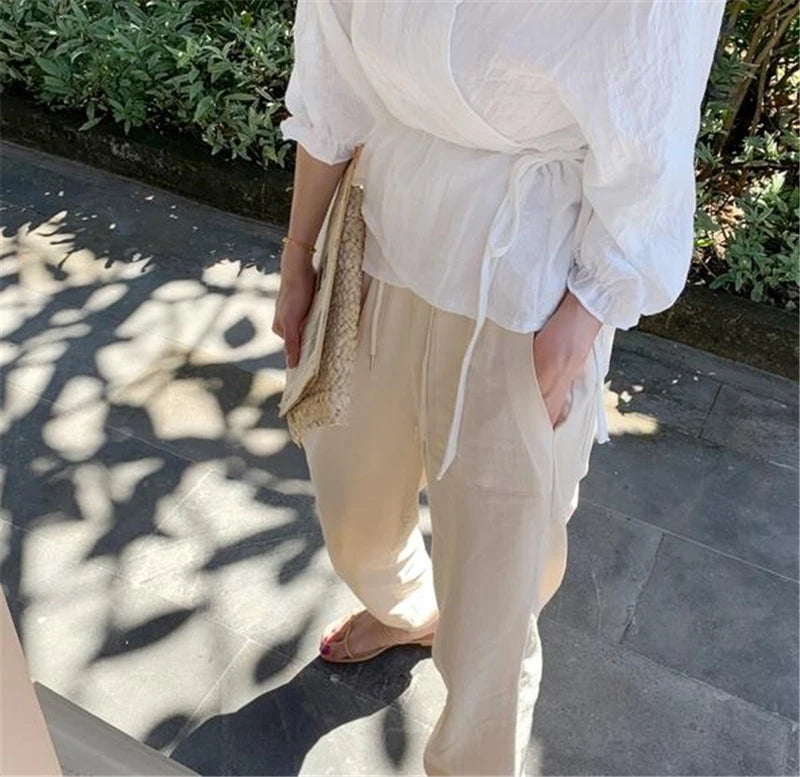 Women’s Handwoven Straw Envelope Clutch Bag