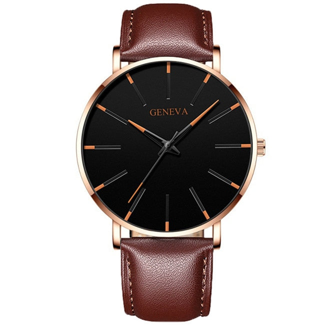 2023 Minimalist Men's Ultra Thin Watch