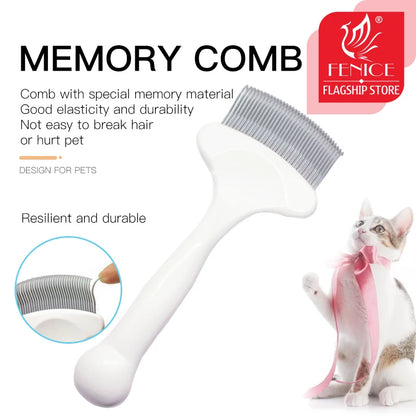Fenice Pet Hair Removal Comb Brush for Dogs & Cats