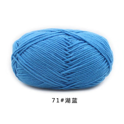 50g/Set 4ply Milk Cotton Knitting Wool Yarn