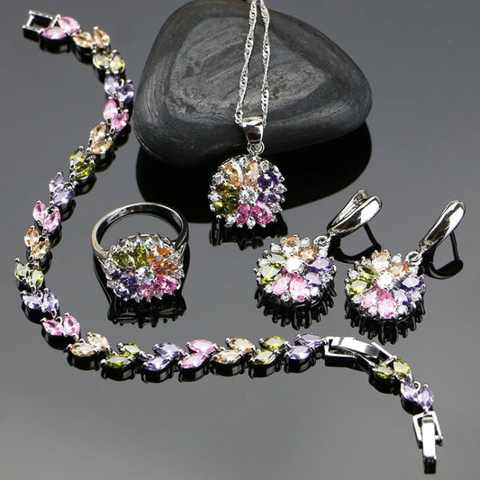 925 Sterling Silver Jewelry Set