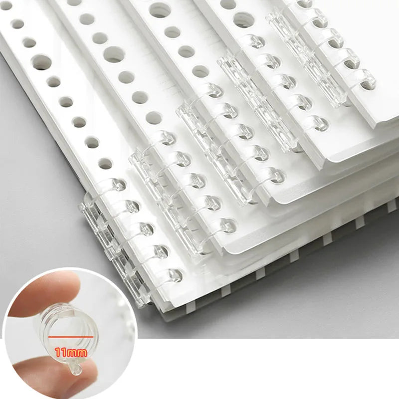 Mini 5-Hole Paper Punch for Loose-Leaf Notebooks