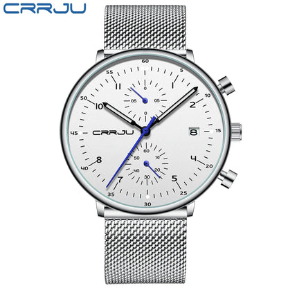 2278 Men's Stainless Steel Quartz Chronograph Watch