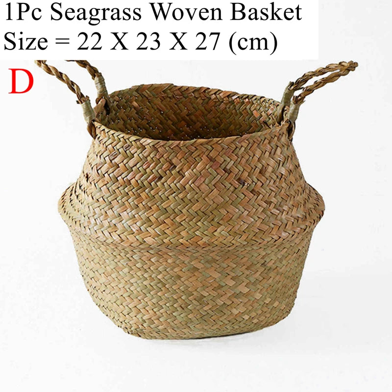 Seagrass Wicker Storage Basket
