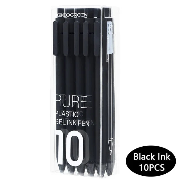 Kaco 10pcs 0.5mm Gel Pen Set