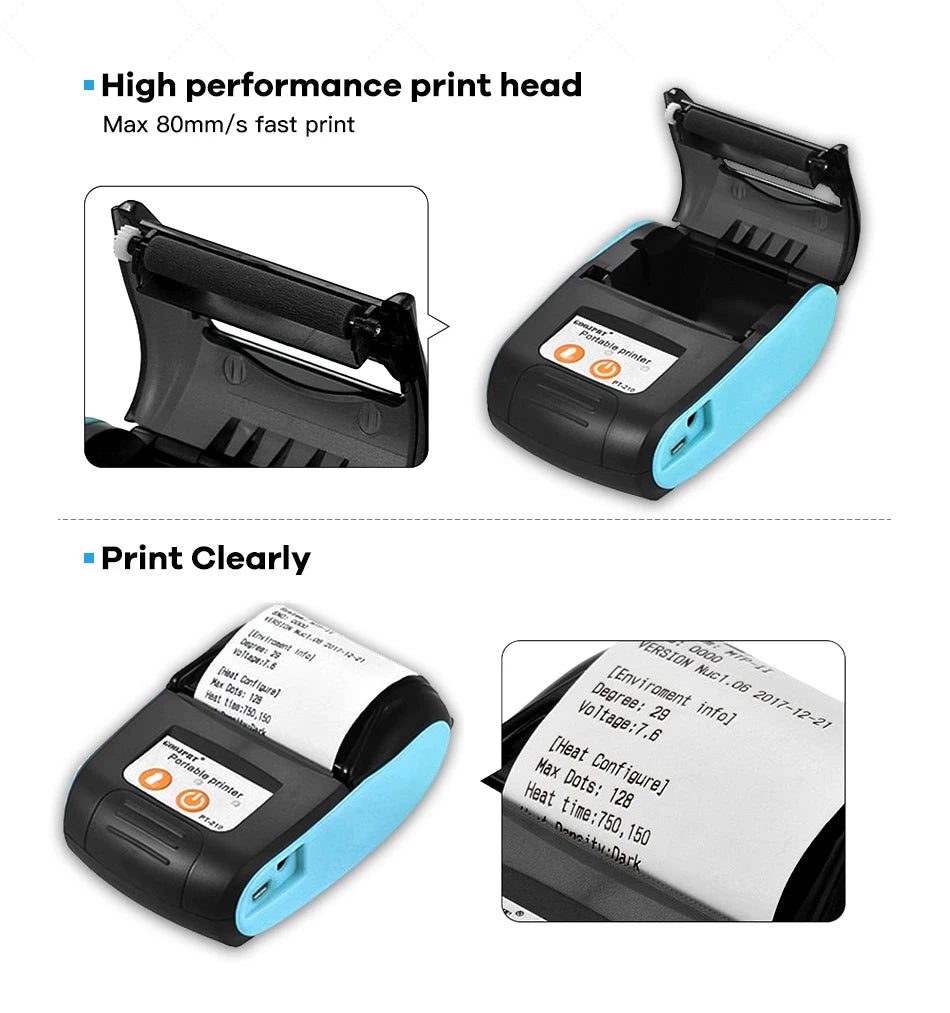 Wireless POS Receipt Printer for Android, iOS & Windows