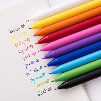 Kaco 10pcs 0.5mm Gel Pen Set