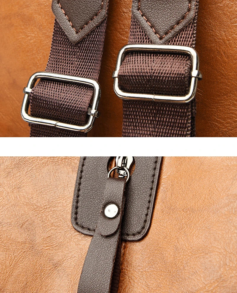 Women’s Anti-Theft PU Leather Travel Backpack