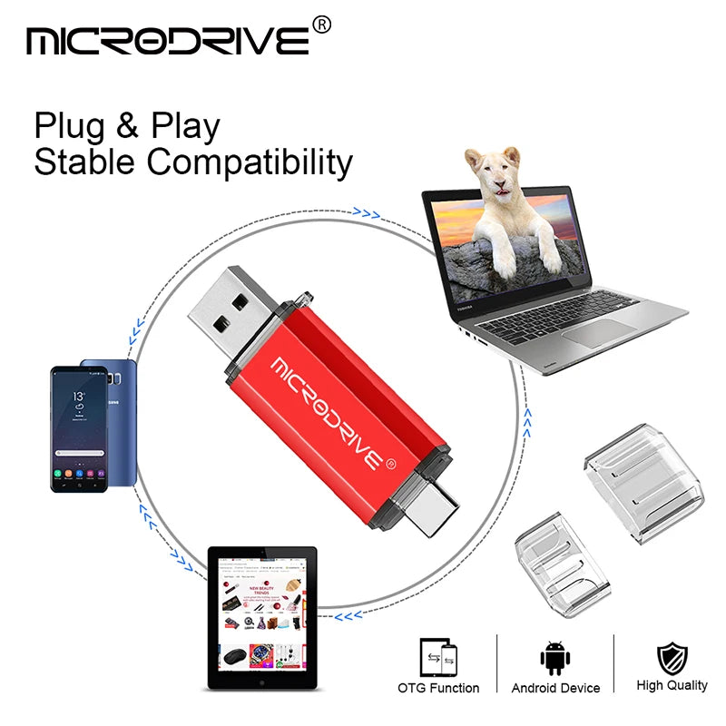 2-in-1 USB Type-C OTG Flash Drive
