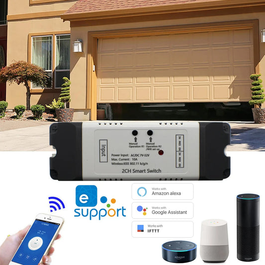 Smart WiFi Remote Control Wireless Garage Opener