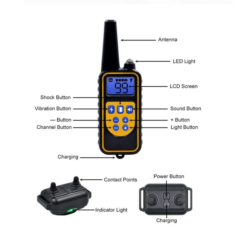Waterproof Remote Dog Training Collar