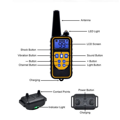 Waterproof Remote Dog Training Collar