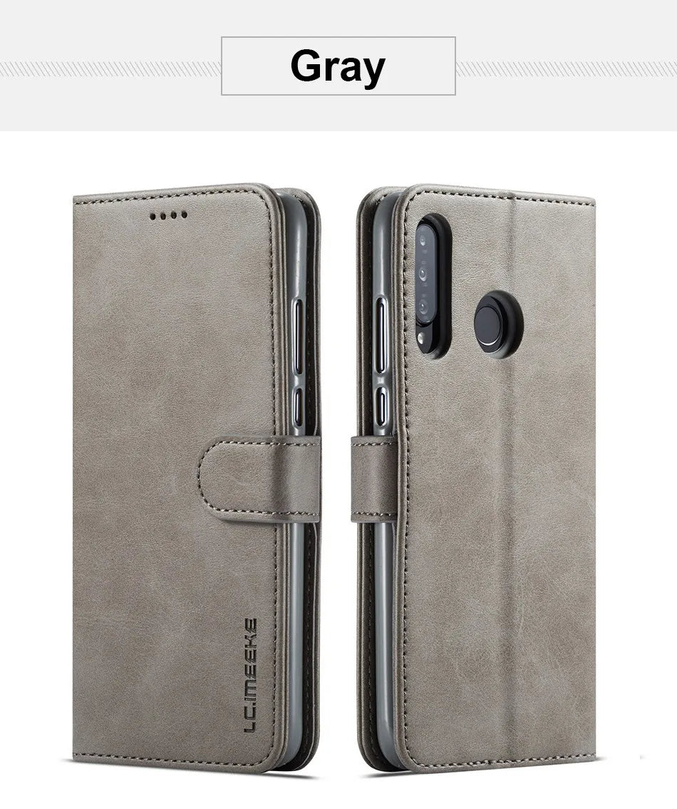 Magnetic Wallet Phone Case for Huawei & Honor
