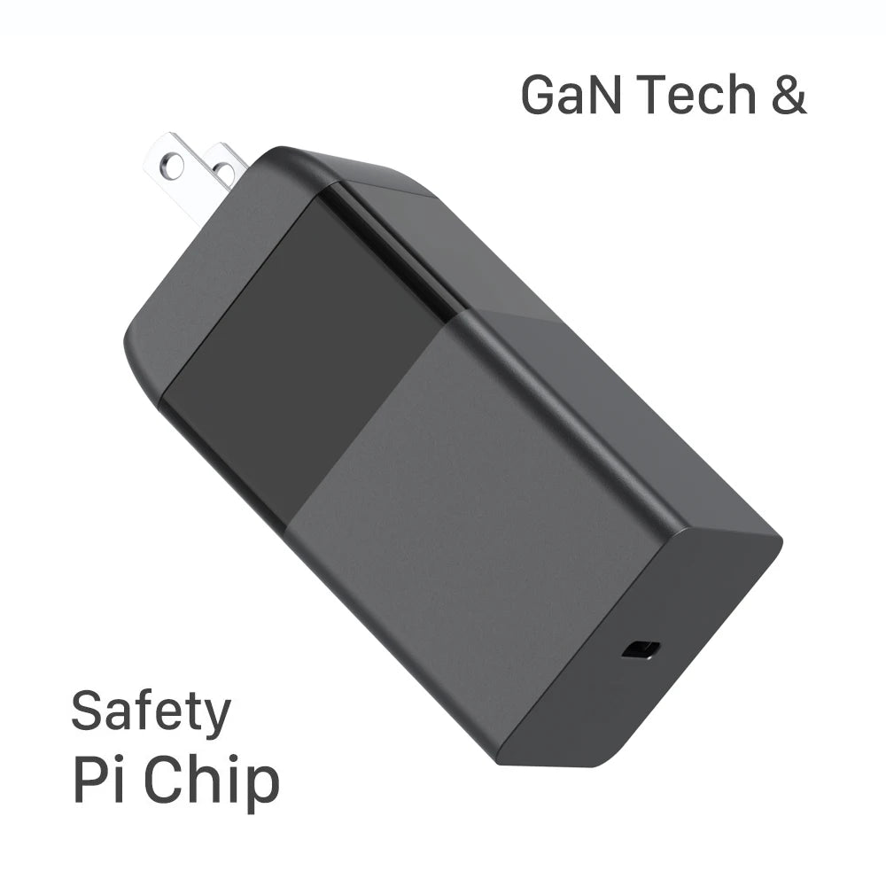65W GaN USB-C PD Fast Charger for Laptops, Tablets & Smartphones
