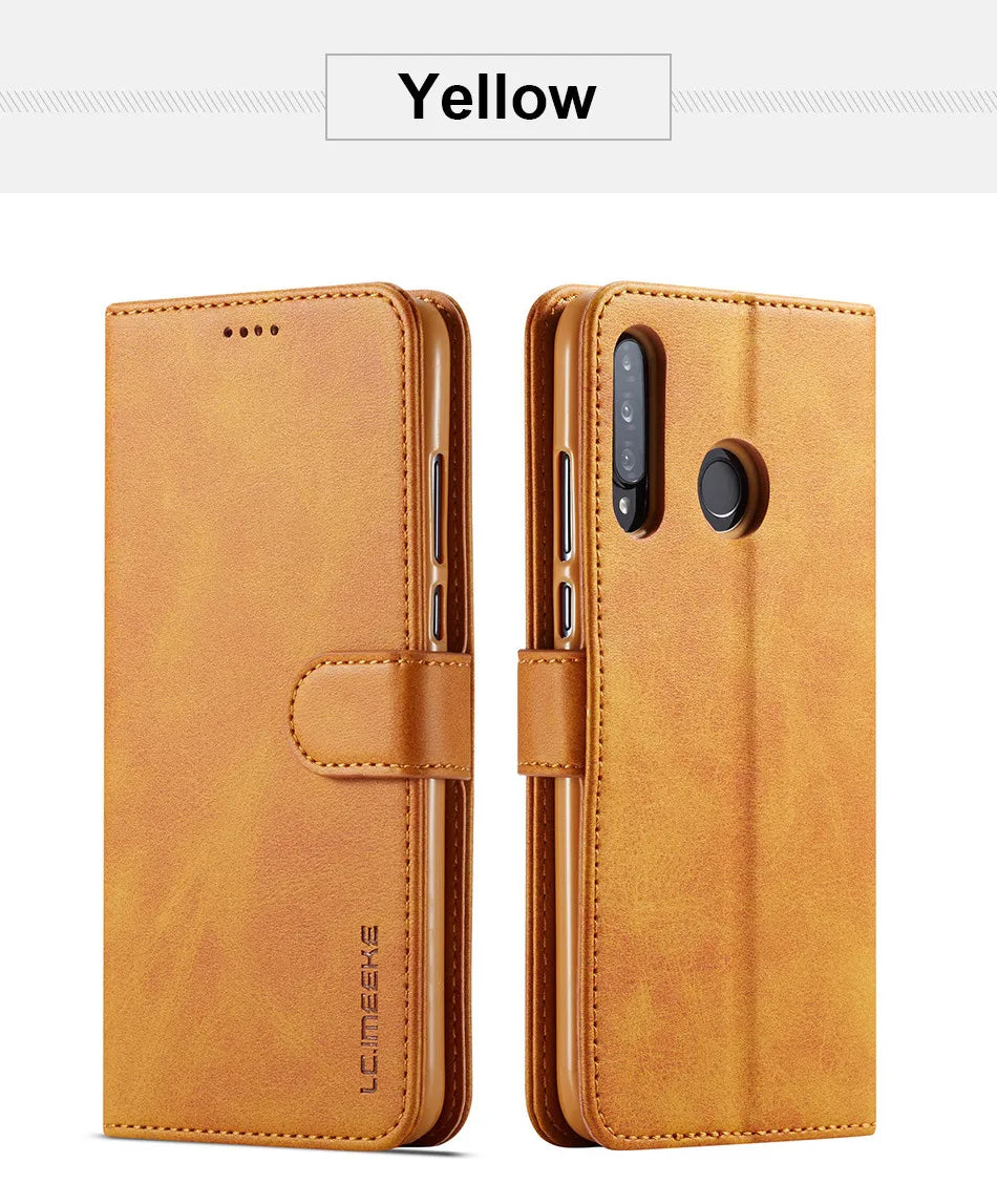 Magnetic Wallet Phone Case for Huawei & Honor