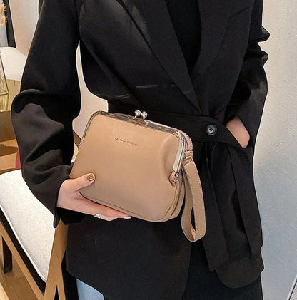 Vintage Leather Crossbody Handbag