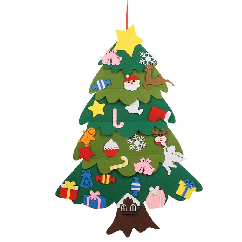 Kids DIY Felt Christmas Tree Set