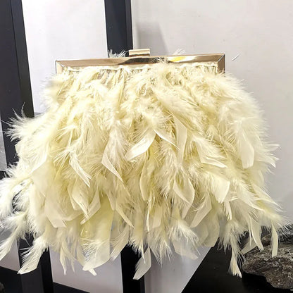 Luxy Moon Feather Handbag