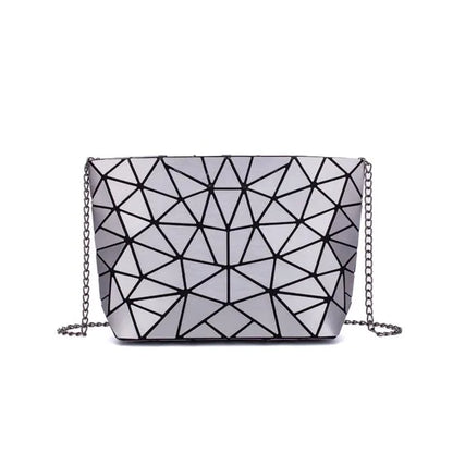Geometric Chain Crossbody Shoulder Bag