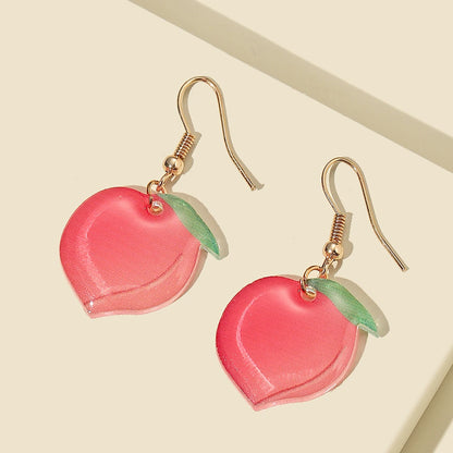 Fruit Vegetables Acrylic Drop Earrings