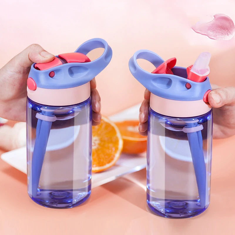 480ml Water Bottle With Straw