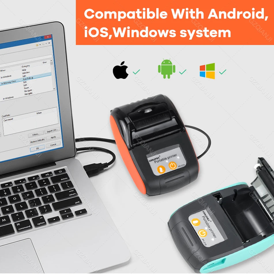 Wireless POS Receipt Printer for Android, iOS & Windows