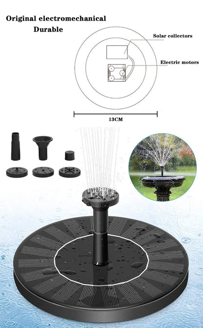 Solar Floating Water Fountain