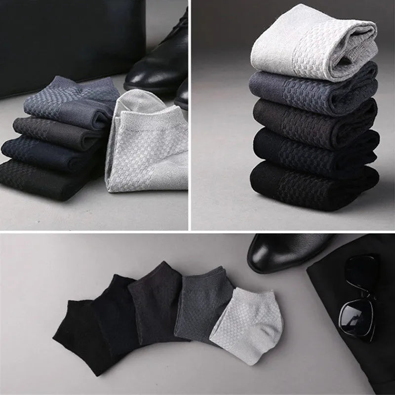 Men’s Bamboo Fiber Socks 5 Pairs
