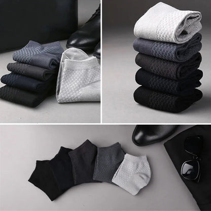 Men’s Bamboo Fiber Socks 5 Pairs