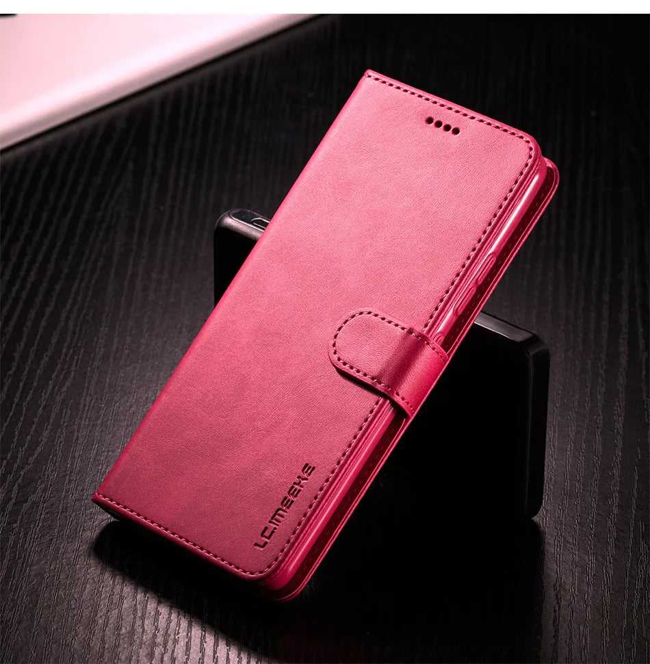 Magnetic Wallet Phone Case for Huawei & Honor