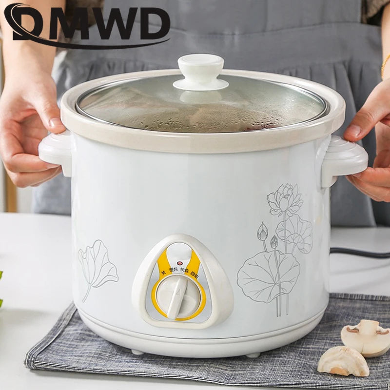 Dmwd 1.5L Household Electric Mini Slow Cooker