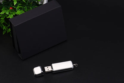 JASTER USB 3.0 Leather Memory Stick with Free Custom Logo & Presentation Box
