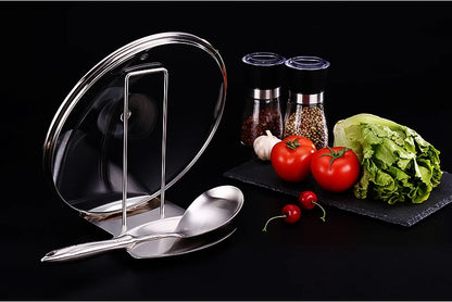 Stainless Steel Pot Lid & Utensil Holder