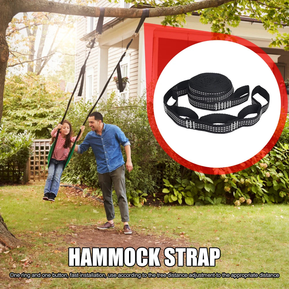 2Pcs Hammock Strap Outdoor Camping