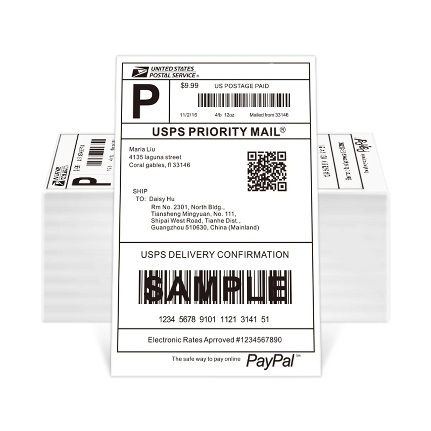 Thermal Shipping Labels Roll