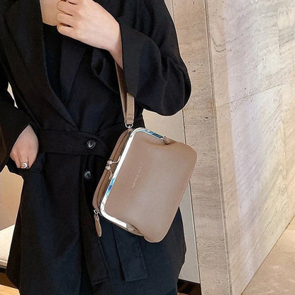 Vintage Leather Crossbody Handbag