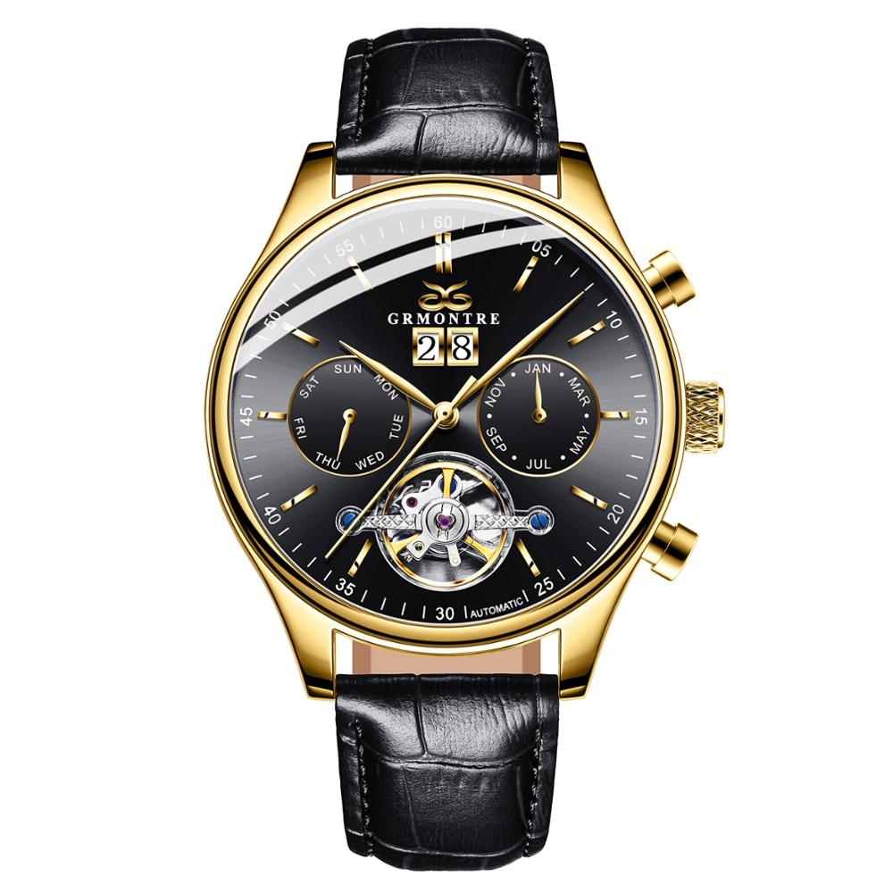 GRmontre tourbillon mechanical men watch