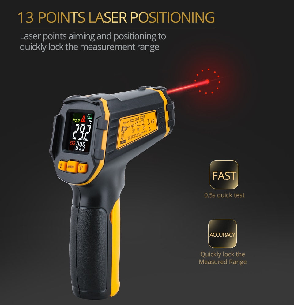 Digital Infrared Thermometer Laser Temperature Meter