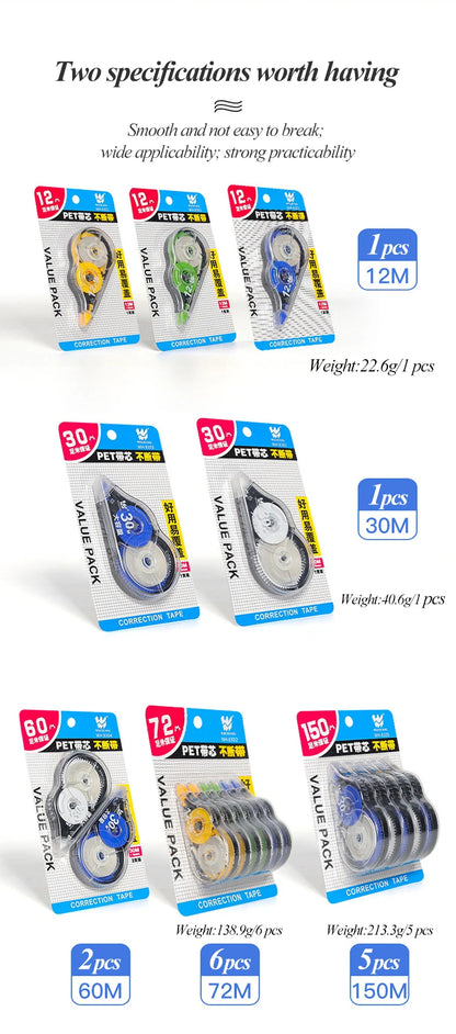 Large Capacity Correction Tape