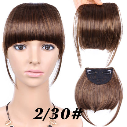 Leeons Short Synthetic Bangs Heat Resistant Hairpieces