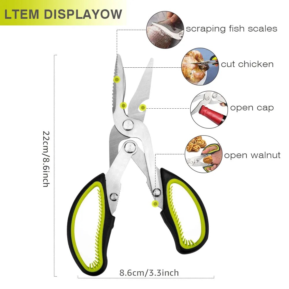 6 in 1 Kitchen Scissors