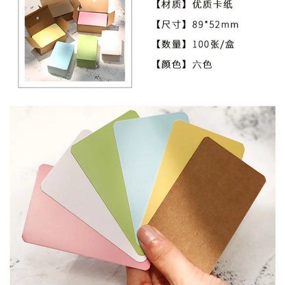 Blank Kraft Message Cards