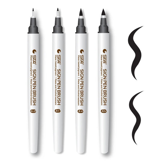 Waterproof Japanese Calligraphy Brush Pen Set