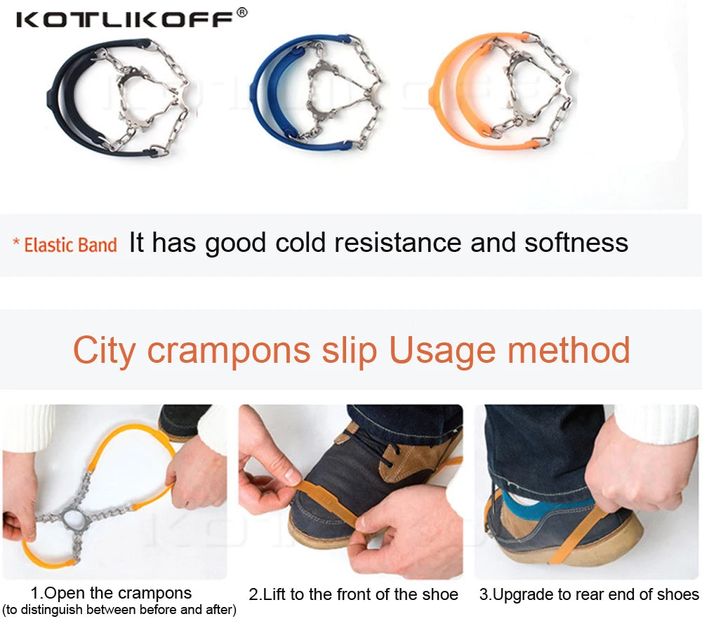 6 Teeth Ice Crampons
