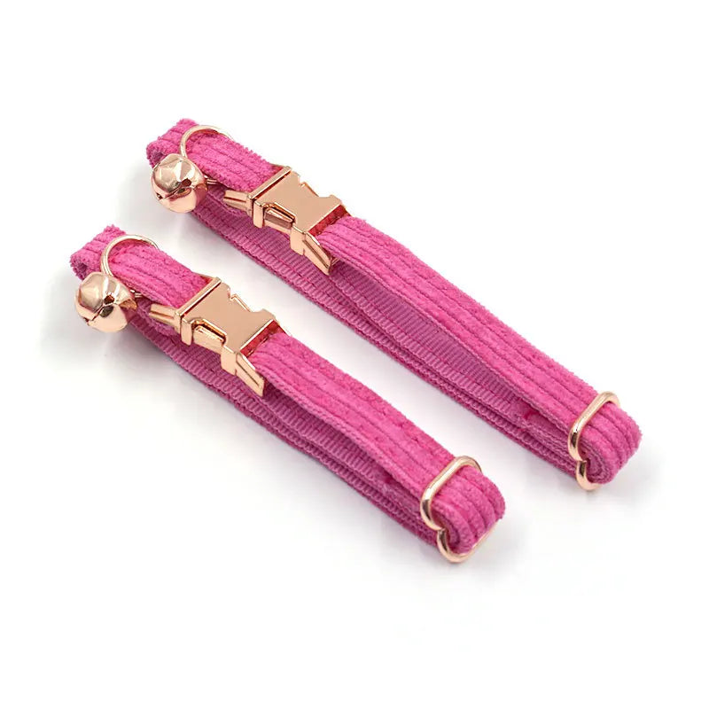 Personalized Cat Collar with ID Tag & Bell