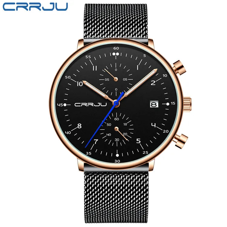 2278 Men's Stainless Steel Quartz Chronograph Watch
