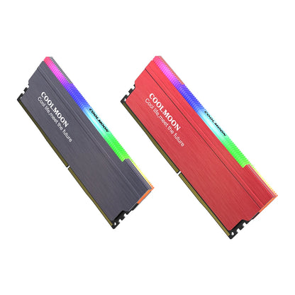 ARGB RAM Heatsink Cooler with Aluminum Heat Spreader for Desktop Memory