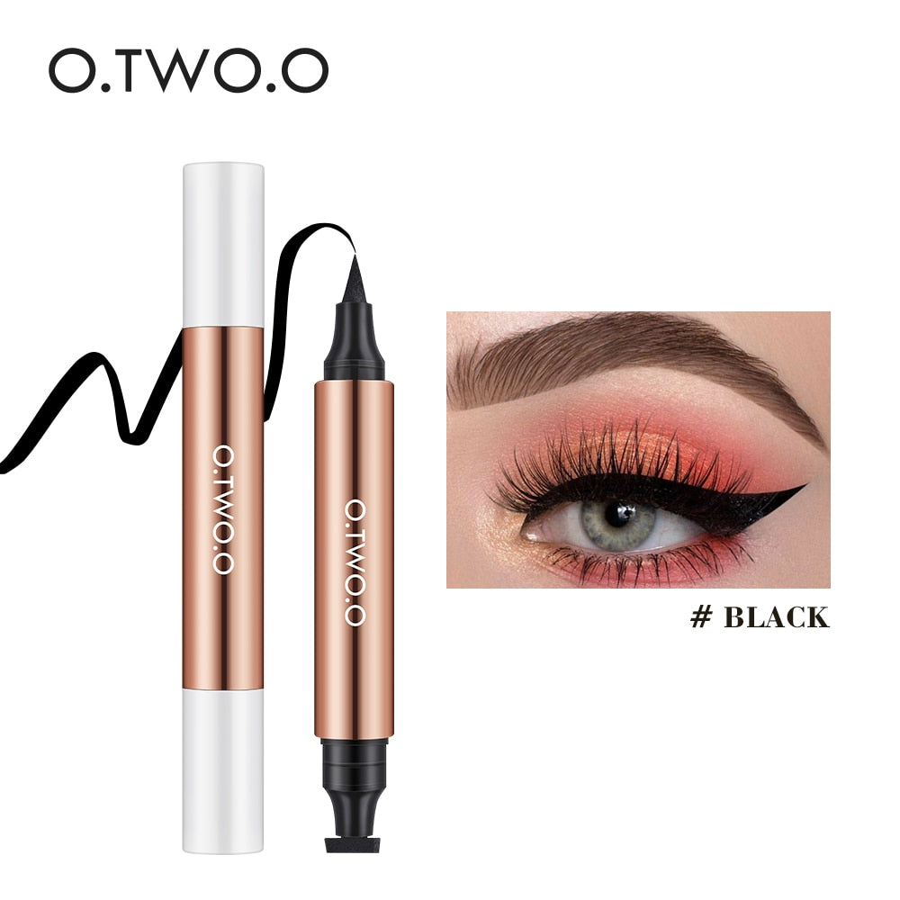 O.TWO.O   Black Liquid Eyeliner Pen Waterproof Fast Dry